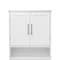 Flash Furniture Vega Over the Toilet Storage Cabinet Organizer w/2 Magnetic Closure Doors, Adjustable Cabinet Shelf FS-VEGA-BATH-1-WH-GG - alternate 8